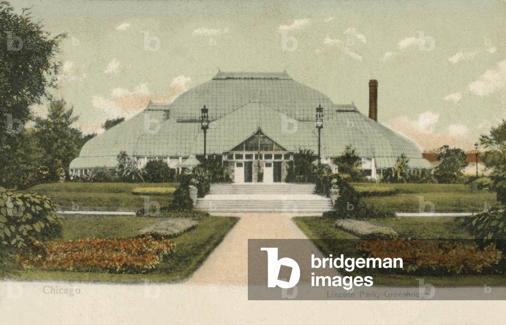 Lincoln Park Greenhouse, Chicago (colour photo)