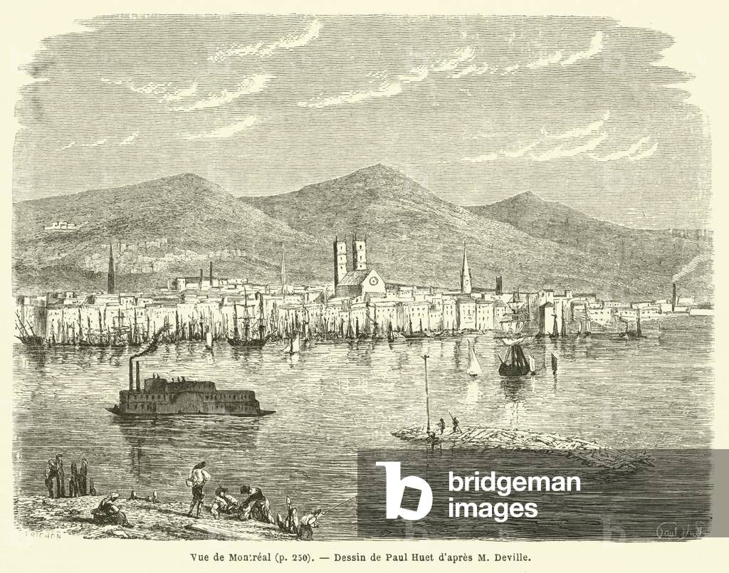 Vue de Montreal (engraving)