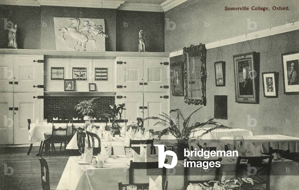 Somervillle College, Oxford (b/w photo)