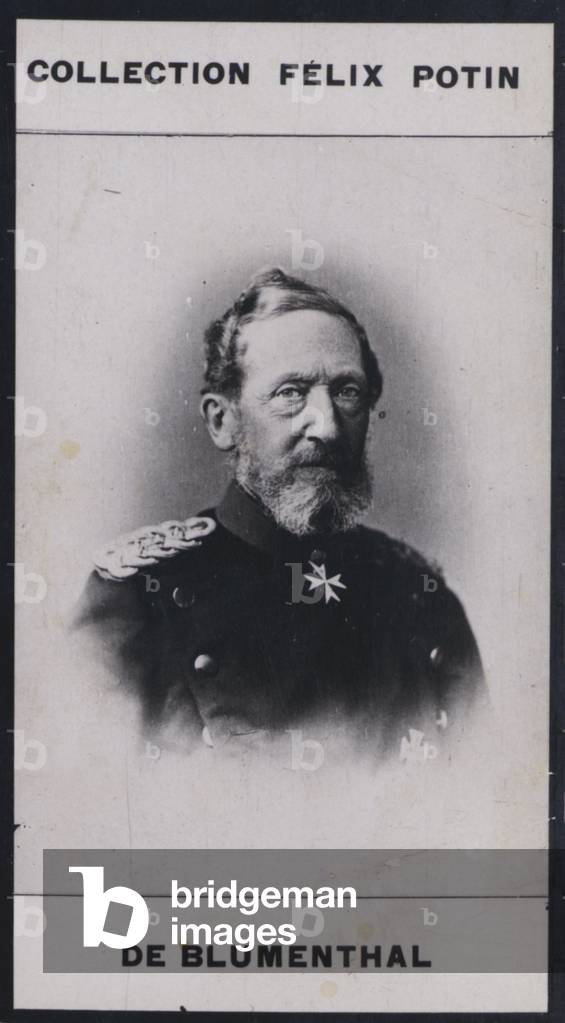 Leonhardt comte de Blumenthal (1810-1901) (b/w photo)