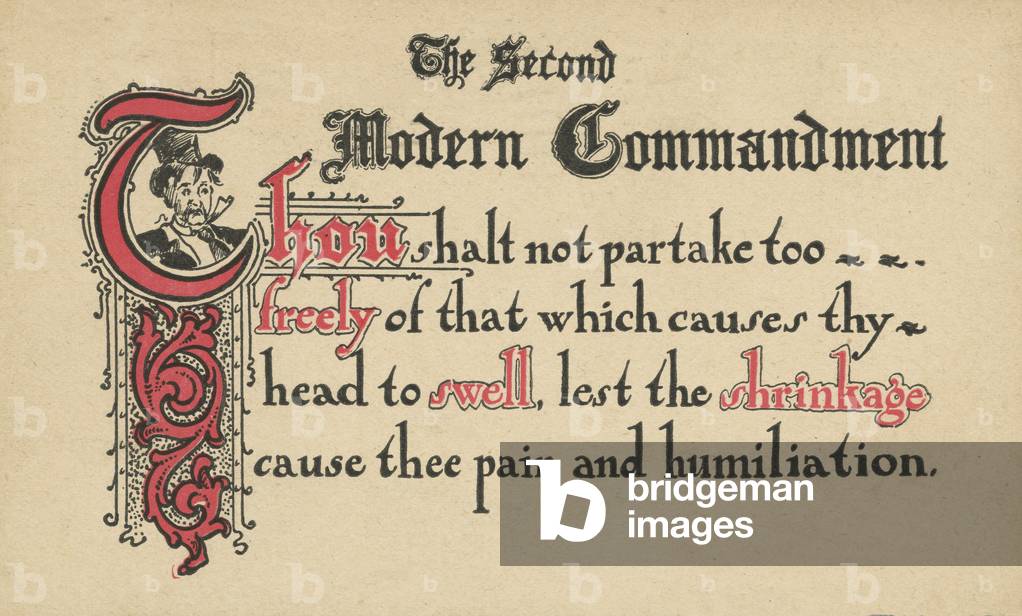 The Second Modern Commandment (colour litho)