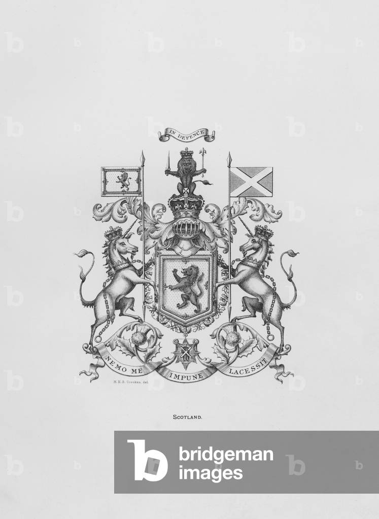 Public arms: Scotland (engraving)