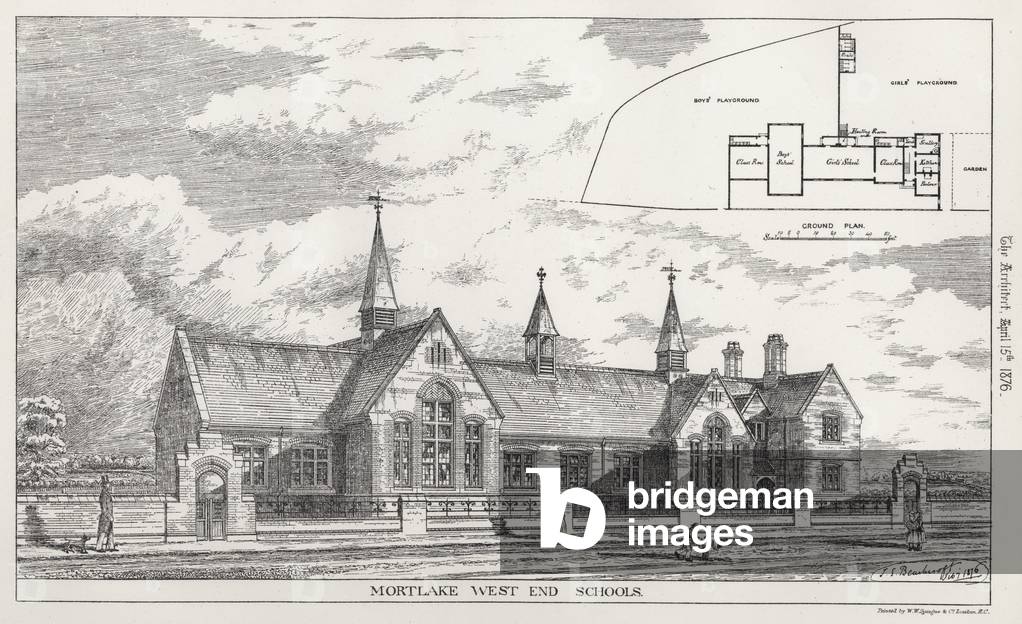 Mortlake West End Schools (engraving)