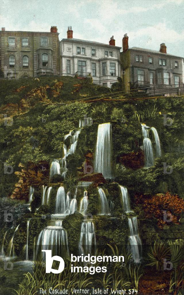 The Cascade, Ventnor, Isle of Wight (colour photo)