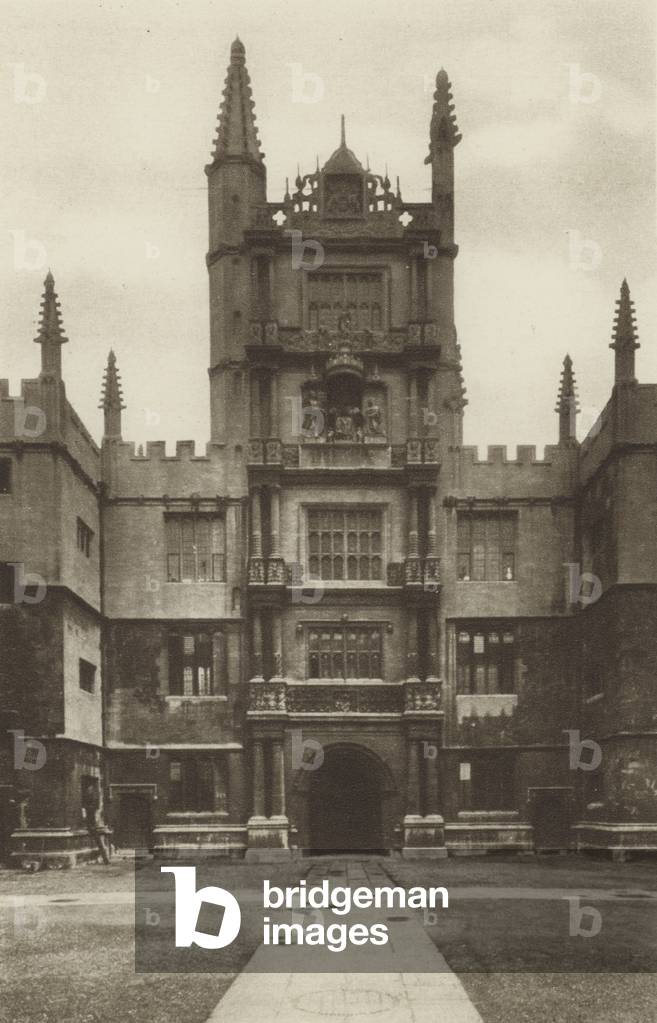 The Schools Tower of Five Orders (b/w photo)