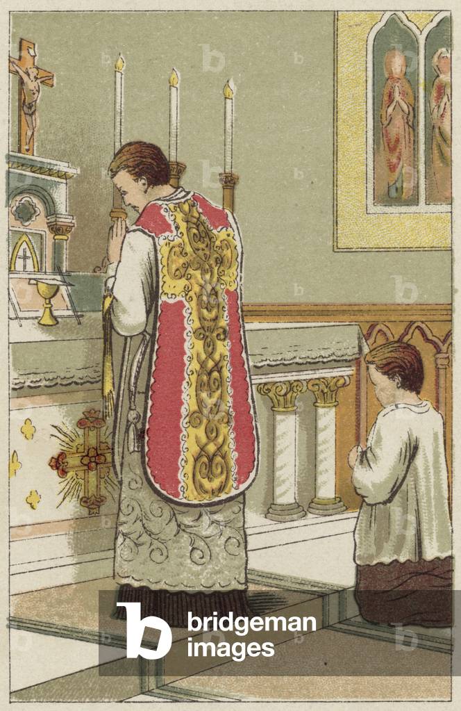 Holy Mass (colour litho)