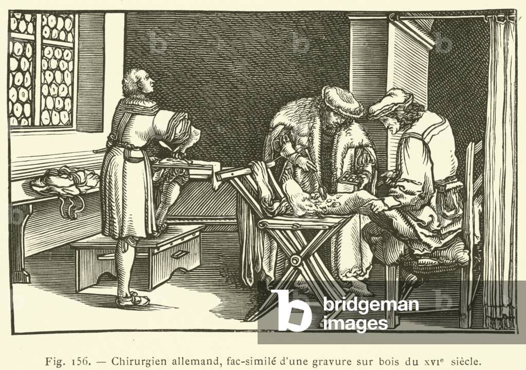 Chirurgien allemand (engraving)