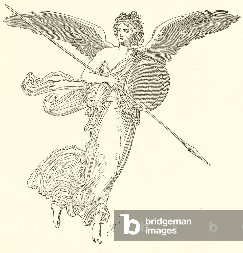Victory (Pompeian painting) (engraving)