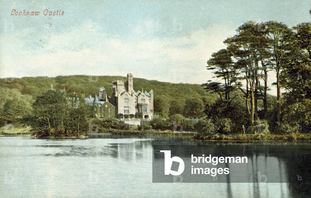 Lochnaw Castle, Stranraer, Scotland (colour photo)