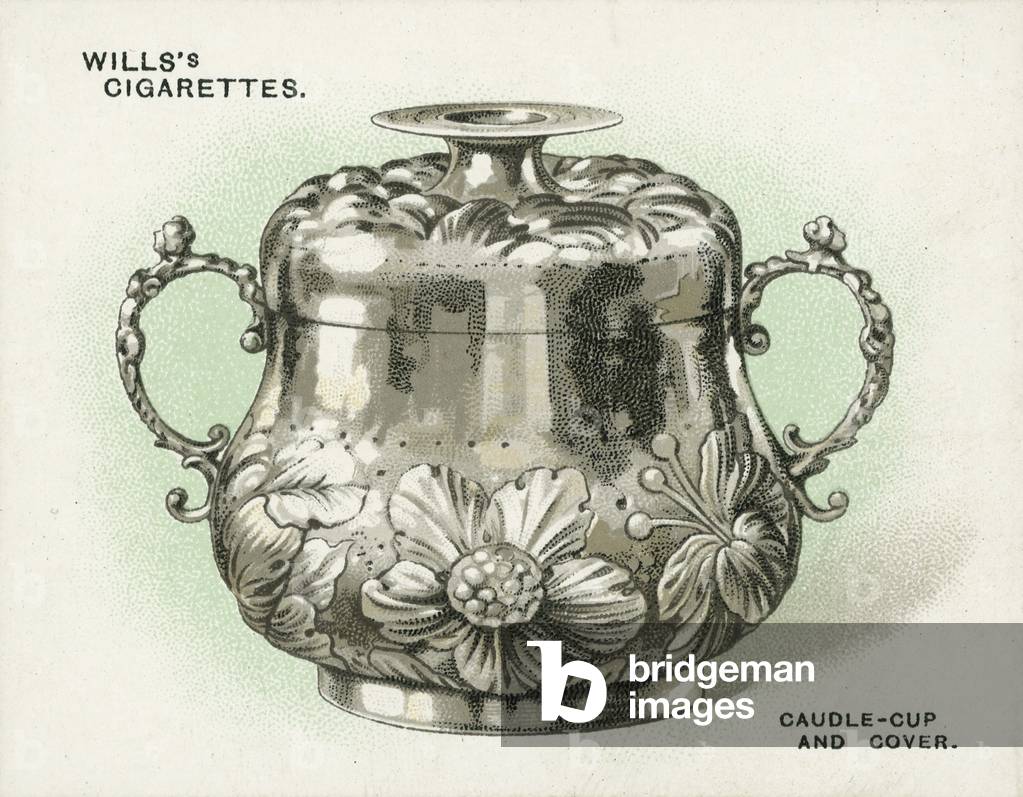 Old Silver, Caudle-Cup and Cover, 1660-1 (chromolitho)