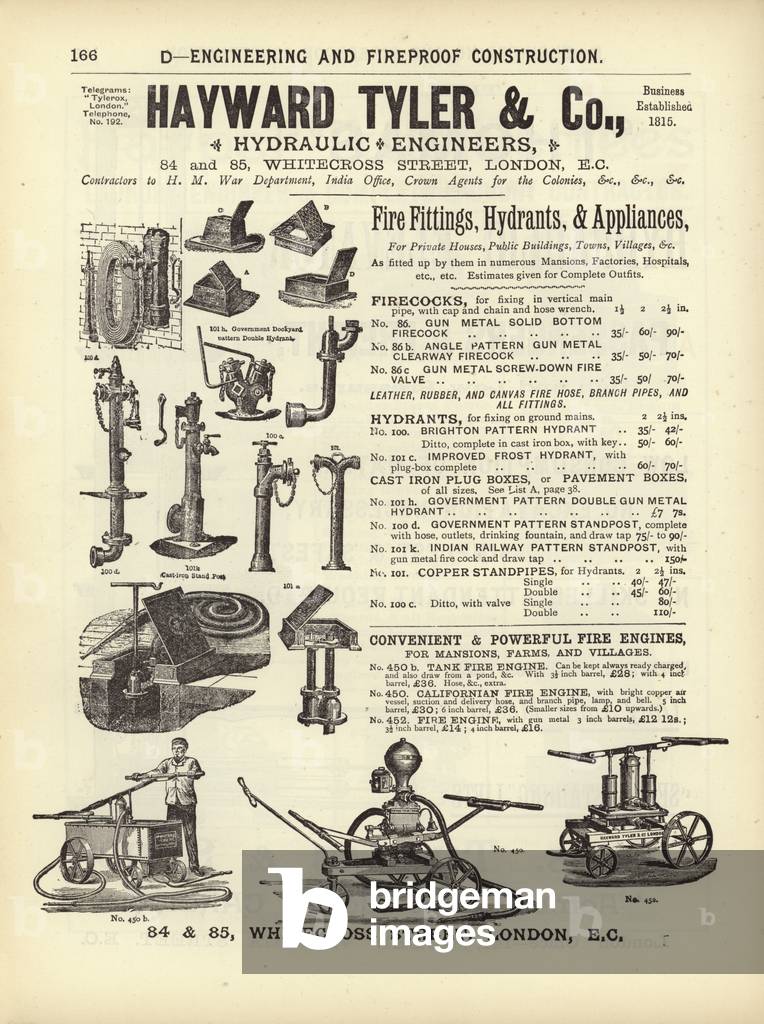Page from The Architect's, Surveyor's and Engineer's Compendium 1892 (engraving)