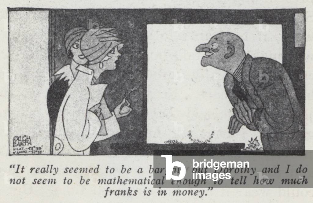 Illustration for Gentlemen Prefer Blondes by Anita Loos (litho)