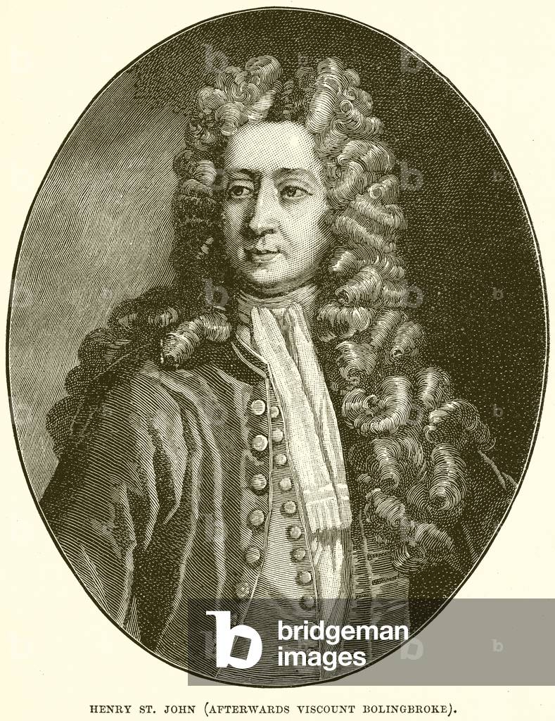 Henry St. John (Afterwards Viscount Bolingbroke) (engraving)