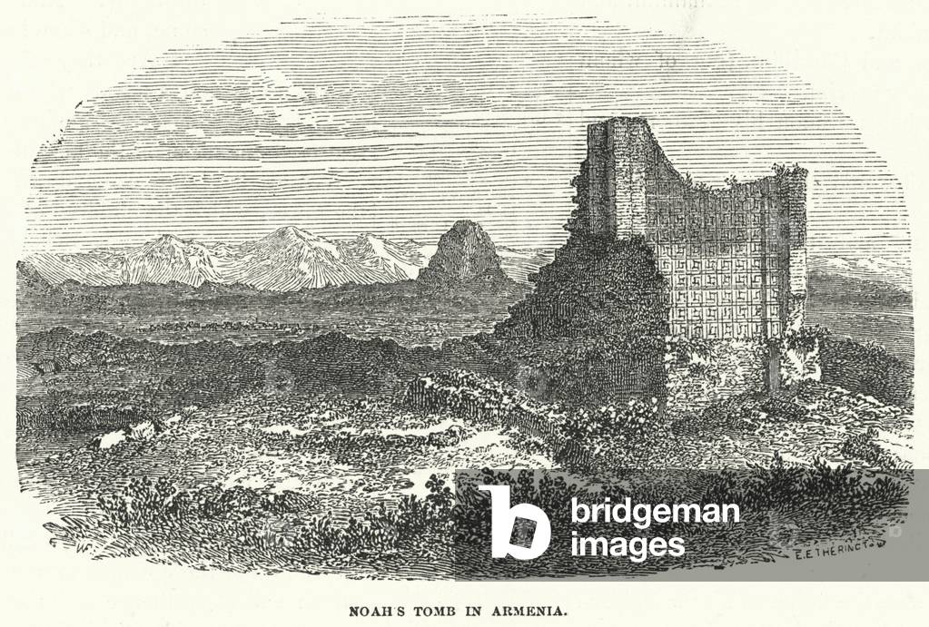 Noah's Tomb in Armenia (engraving)
