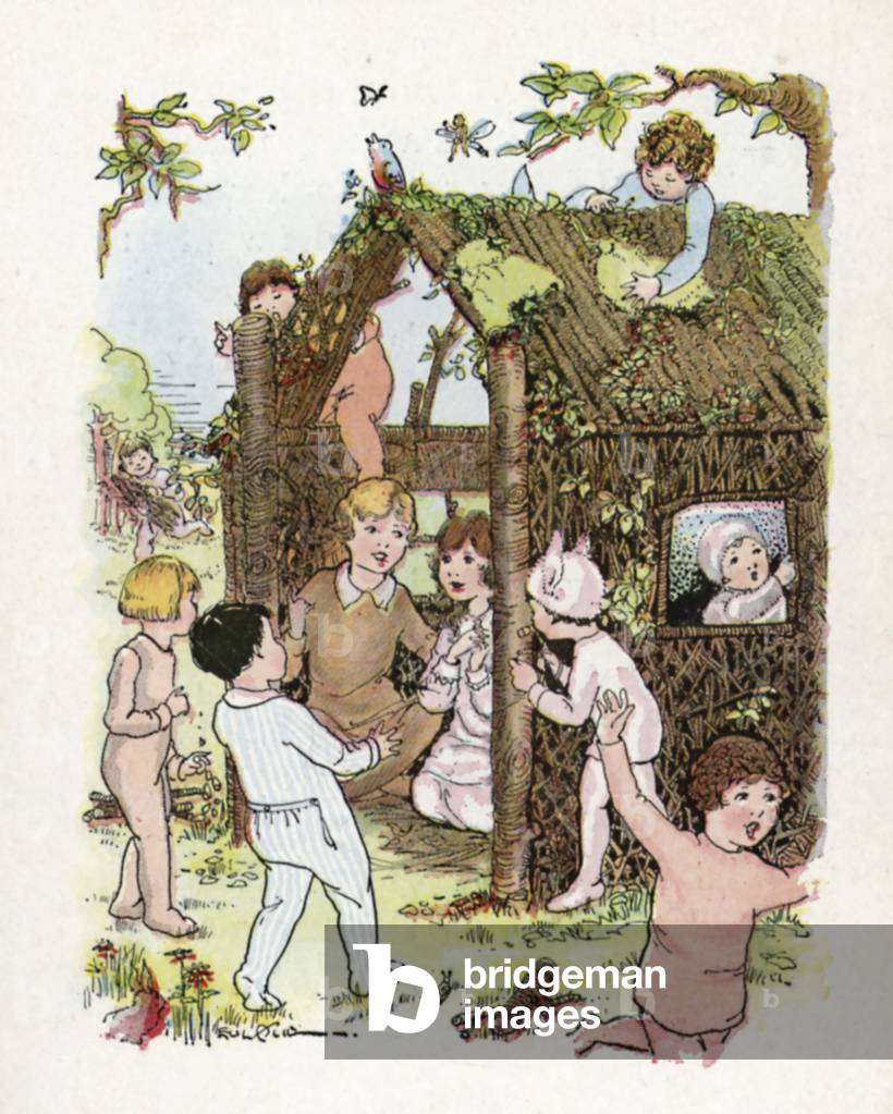 Illustration for J M Barrie's Peter Pan (colour litho)