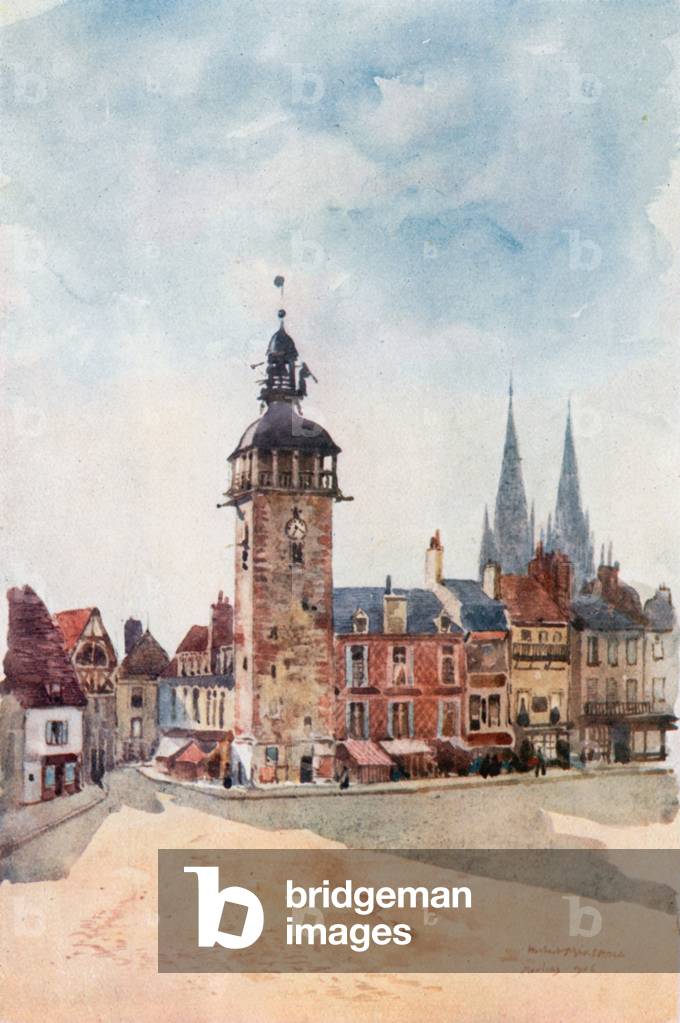 Moulins (colour litho)