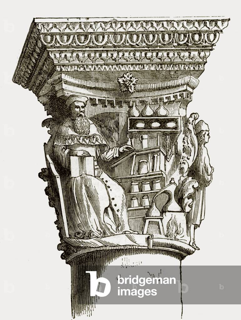 Capital in the palace at Ragusa