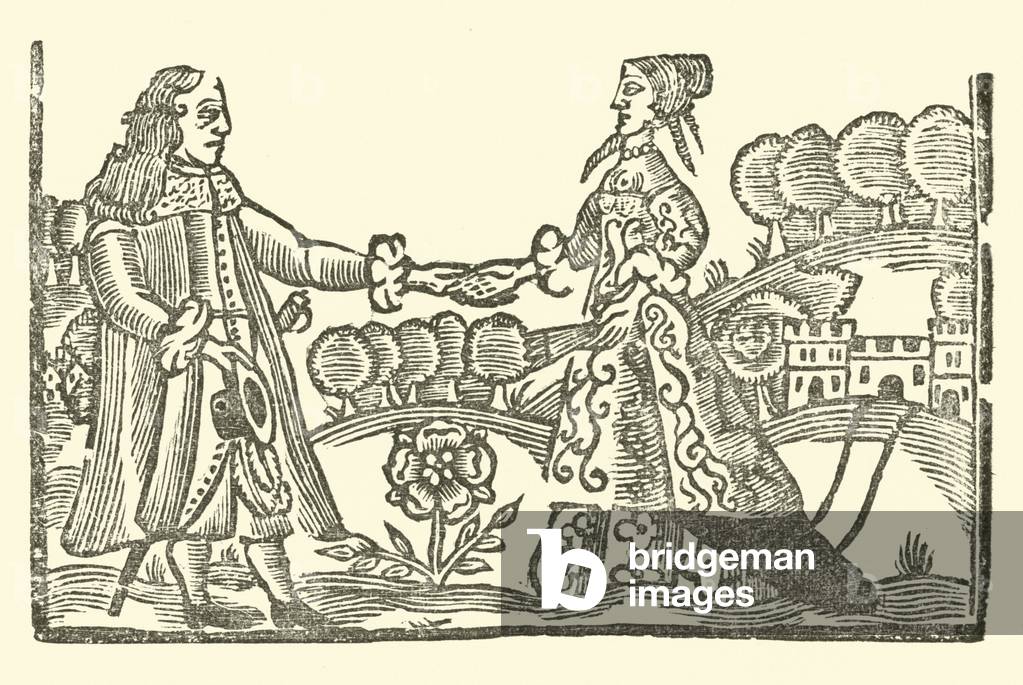 Illustration for The Roxburghe Ballads (woodcut)