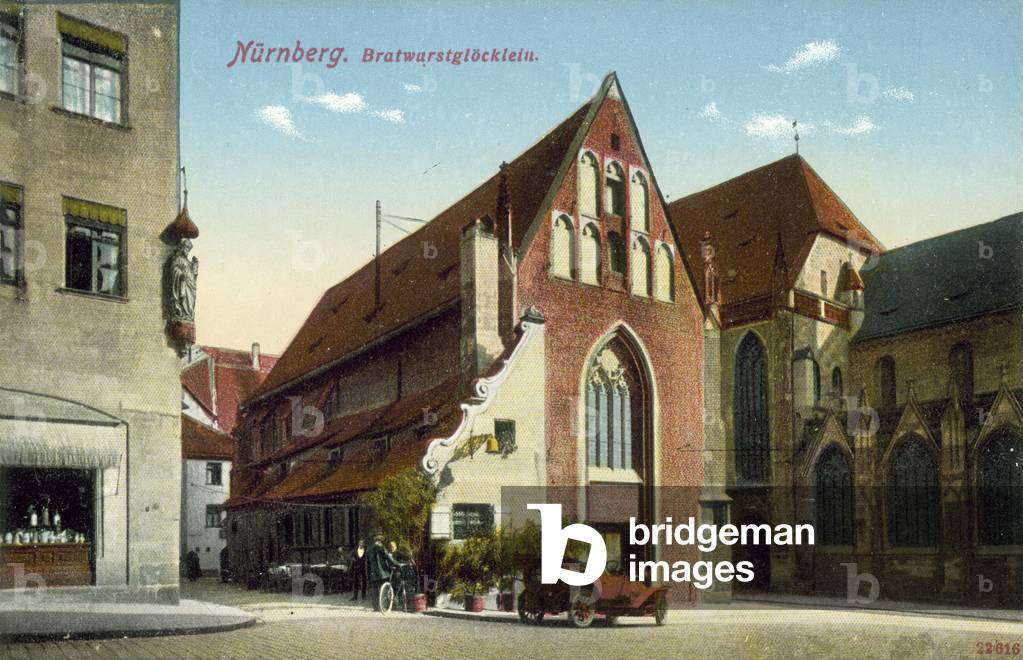 Nuremberg, Bratwarstglocklein (colour photo)