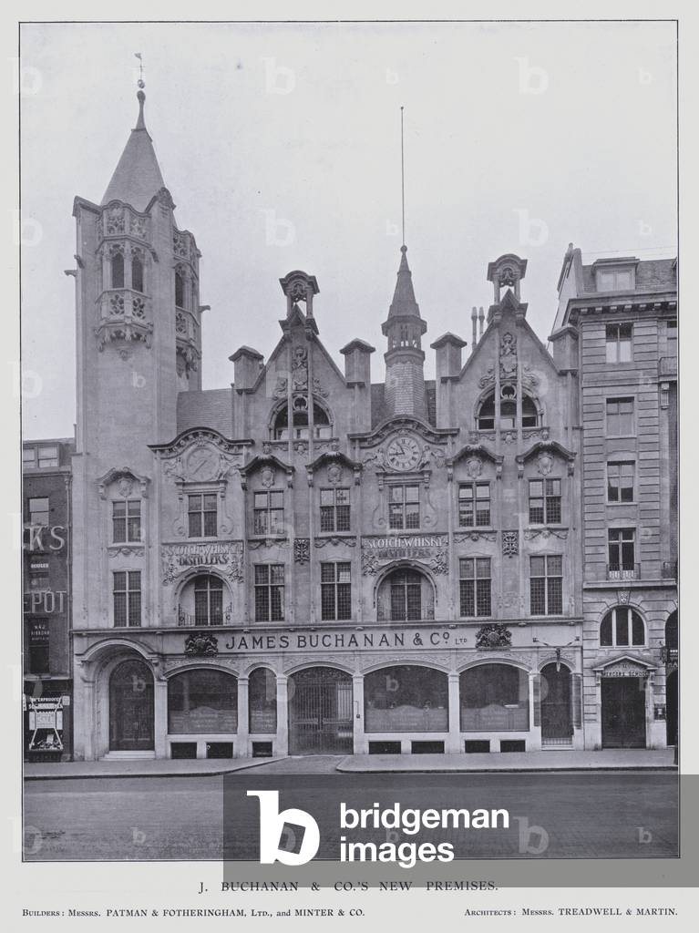 J Buchanan And Company's New Premises (b/w photo)