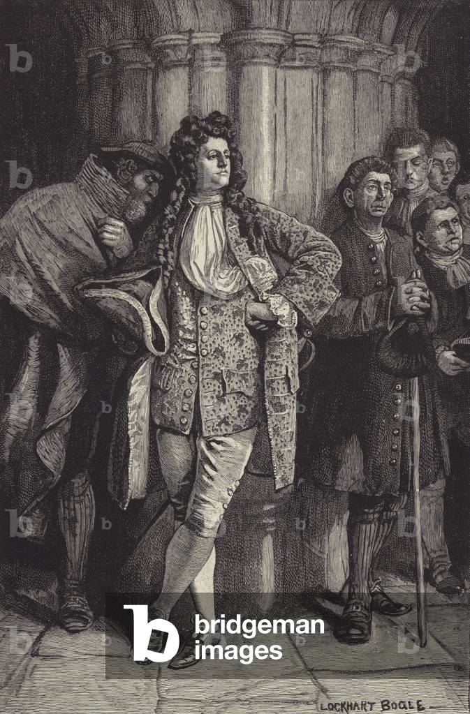 The warning in Glasgow Cathedral (engraving)