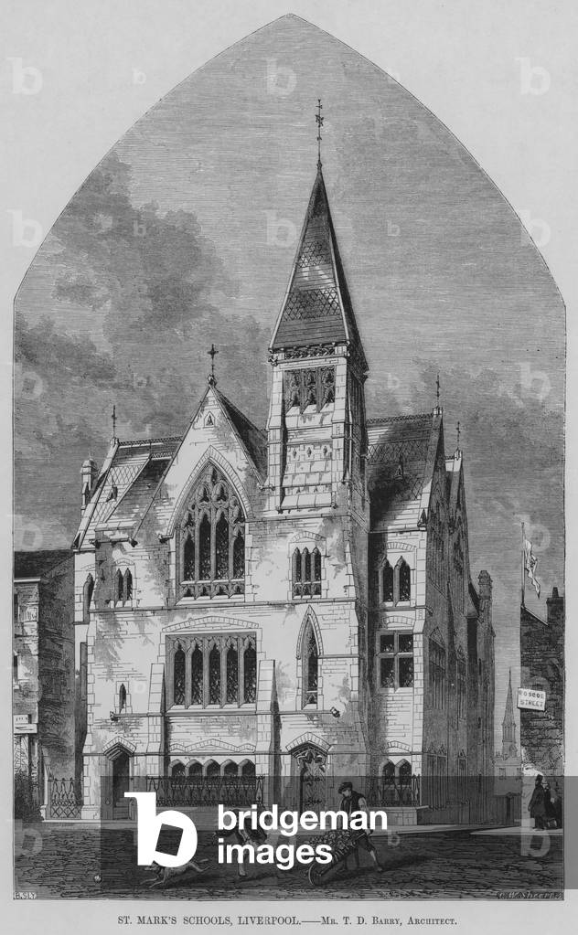 St Mark's Schools, Liverpool (engraving)