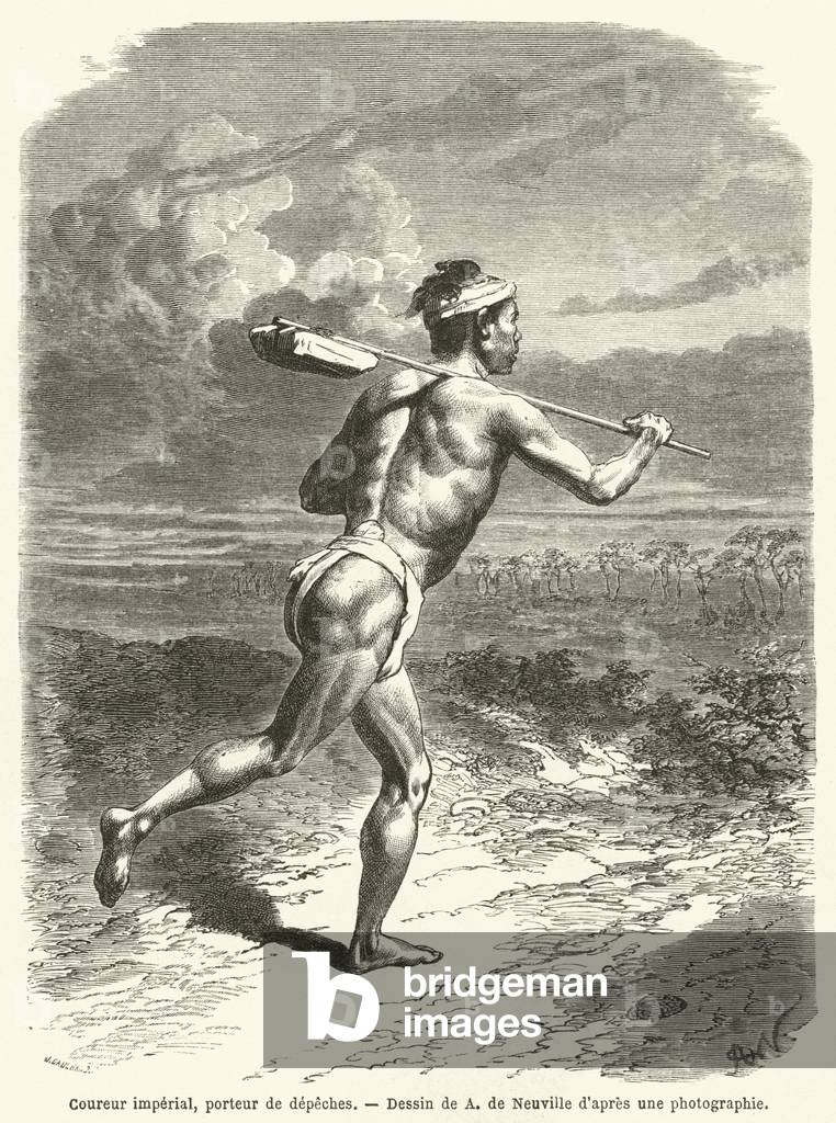 Coureur imperial, porteur de depeches (engraving)