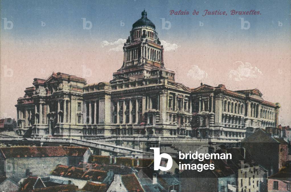 Palais de Justice, Bruxelles (colour photo)