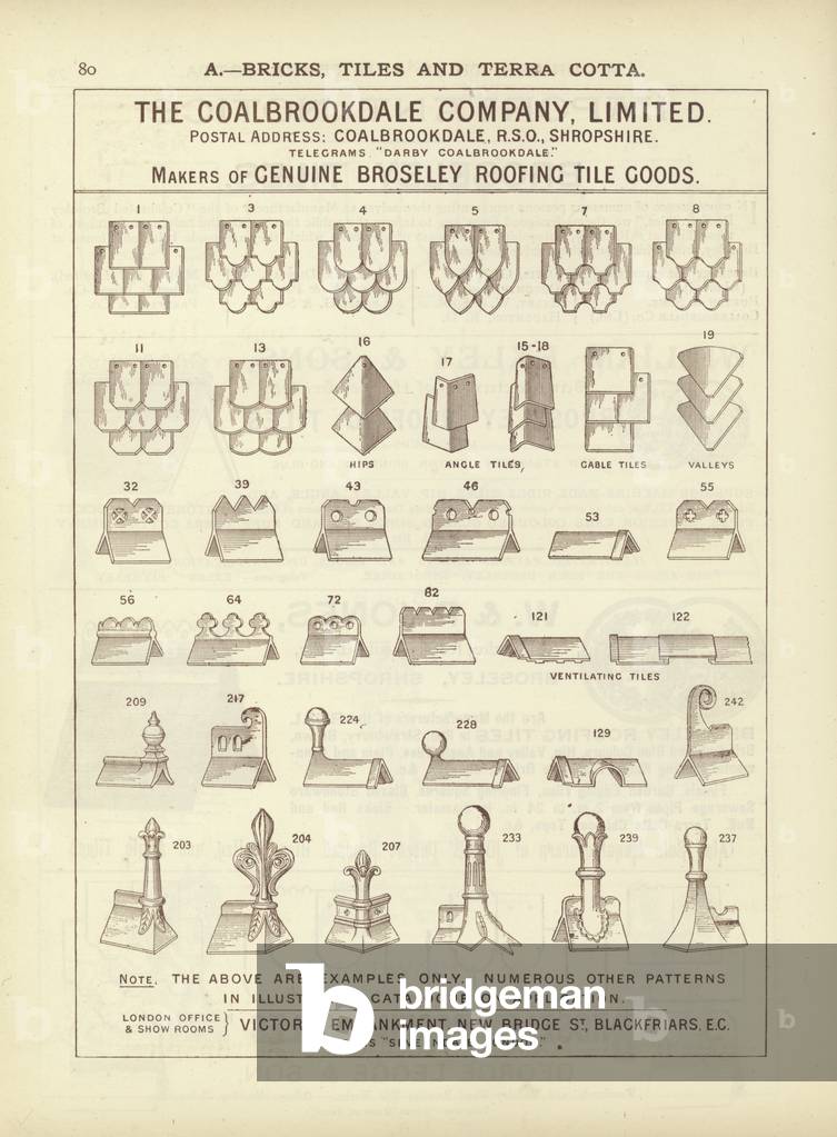 Page from The Architect's, Surveyor's and Engineer's Compendium 1892 (engraving)