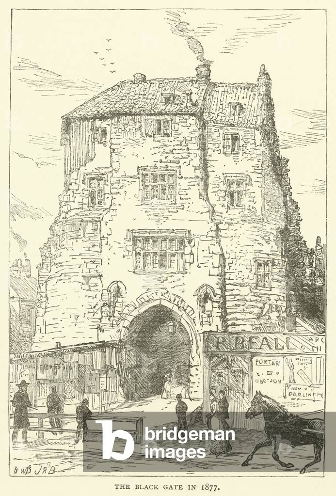 The Black Gate in 1877 (engraving)