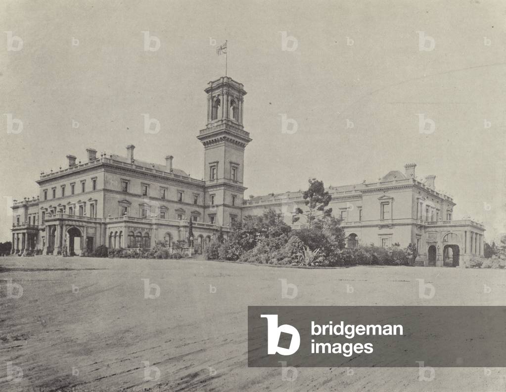 Government House, Melbourne (b/w photo)