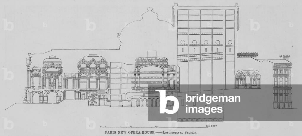 Paris New Opera House (engraving)