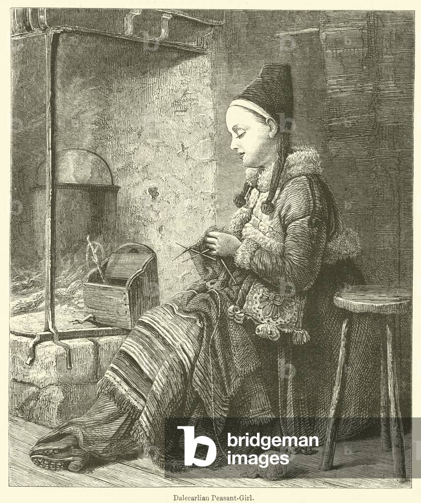 Dalecarlian Peasant-Girl (engraving)