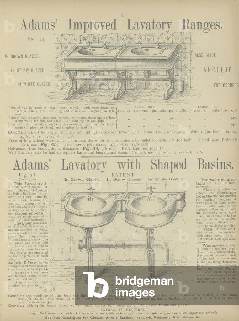 Page from The Architect's, Surveyor's and Engineer's Compendium 1892 (engraving)