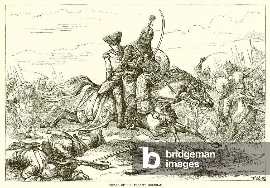 Escape of Lieutenant Goreham (engraving)