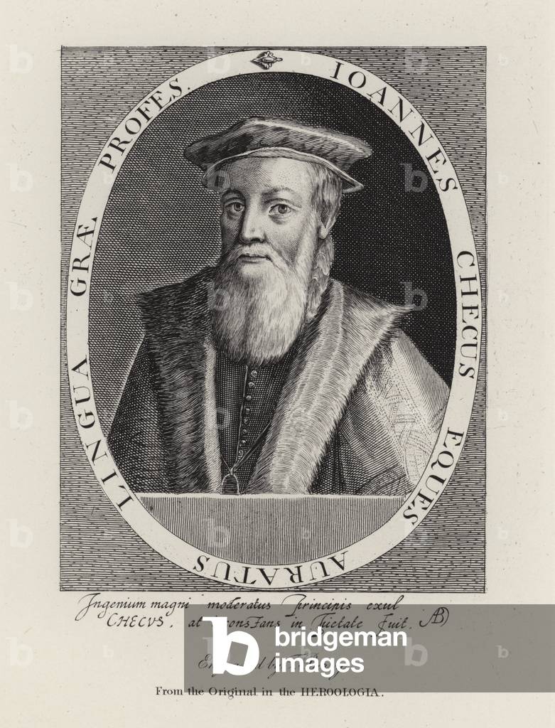 Sir John Cheke (engraving)