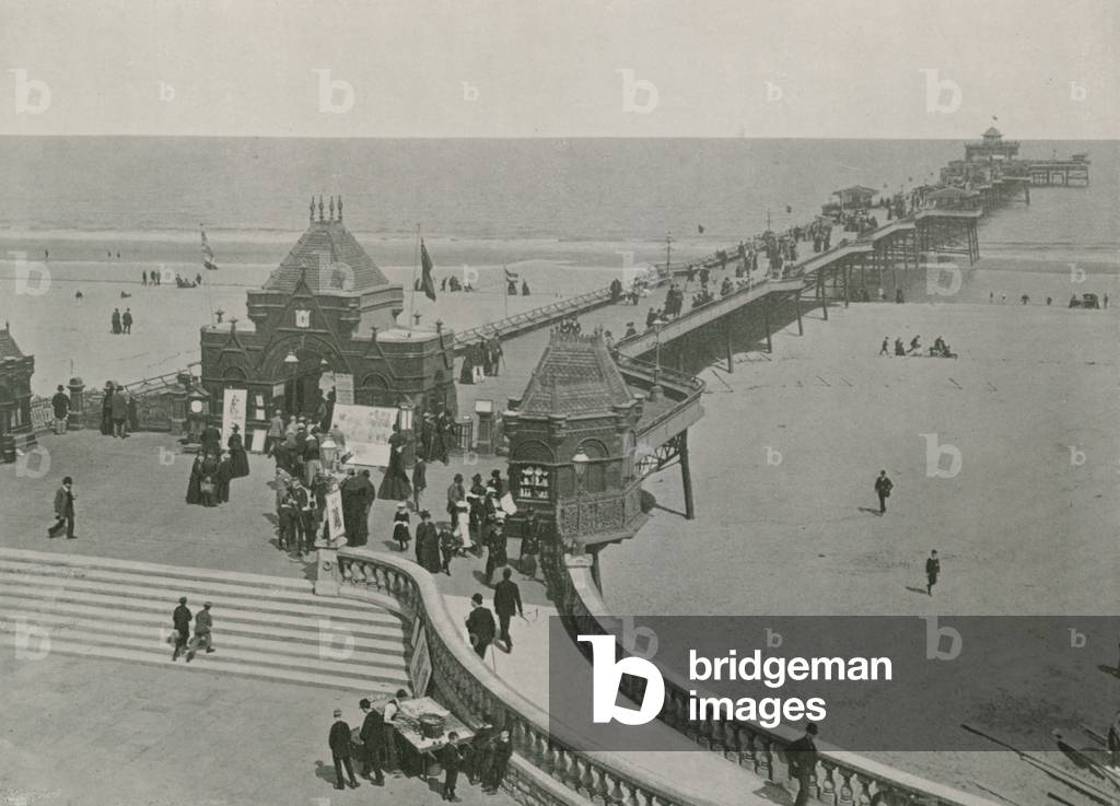 Skegness, the Pier (b/w photo)
