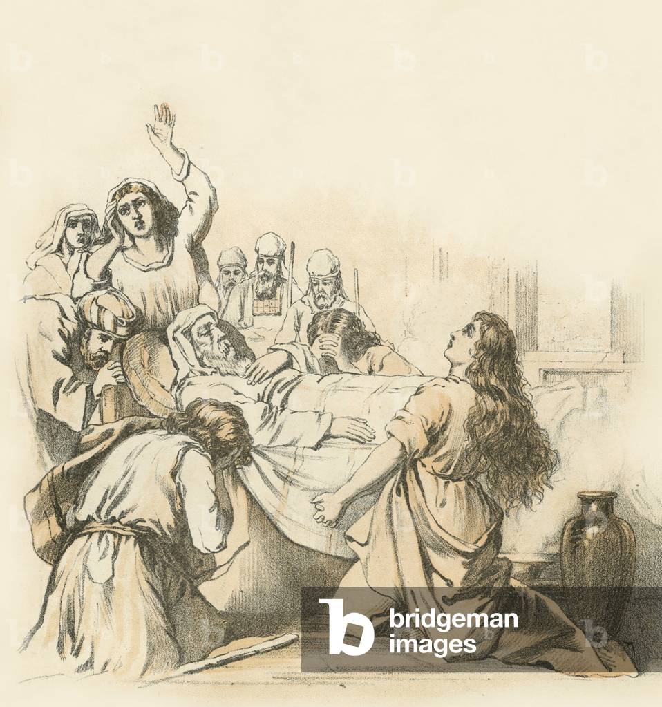 The death of Samuel (chromolitho)