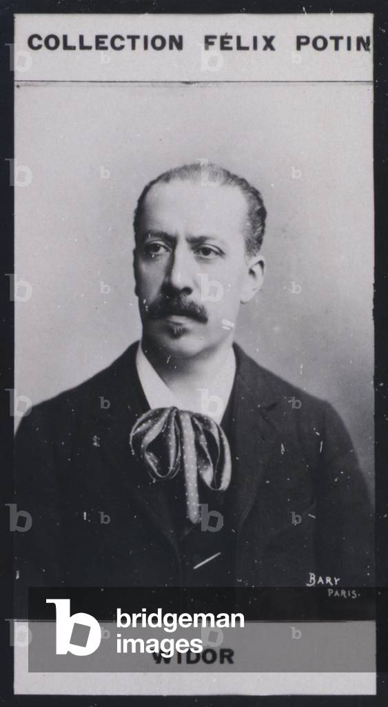 Charles Widor (1845) (b/w photo)