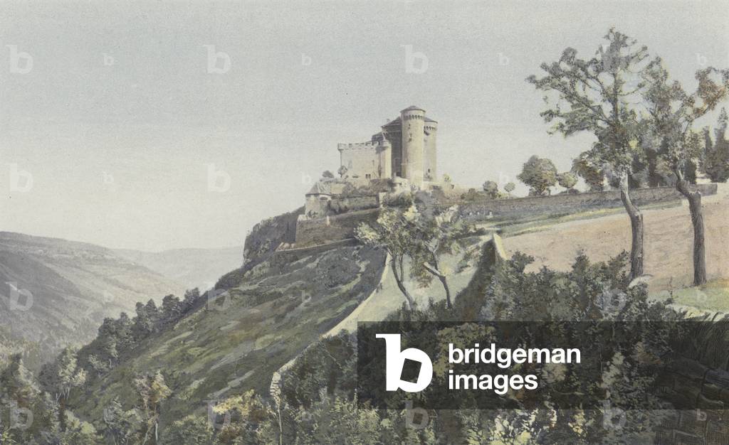 Compeyre, Chateau de Cabrieres (colour photo)