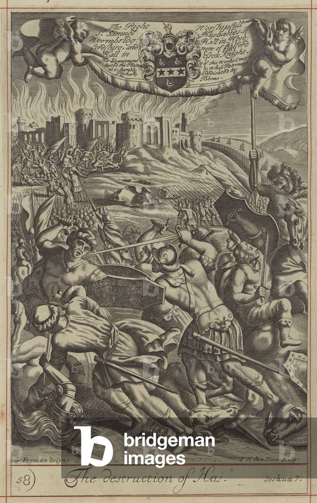 The destruction of Haj (engraving)
