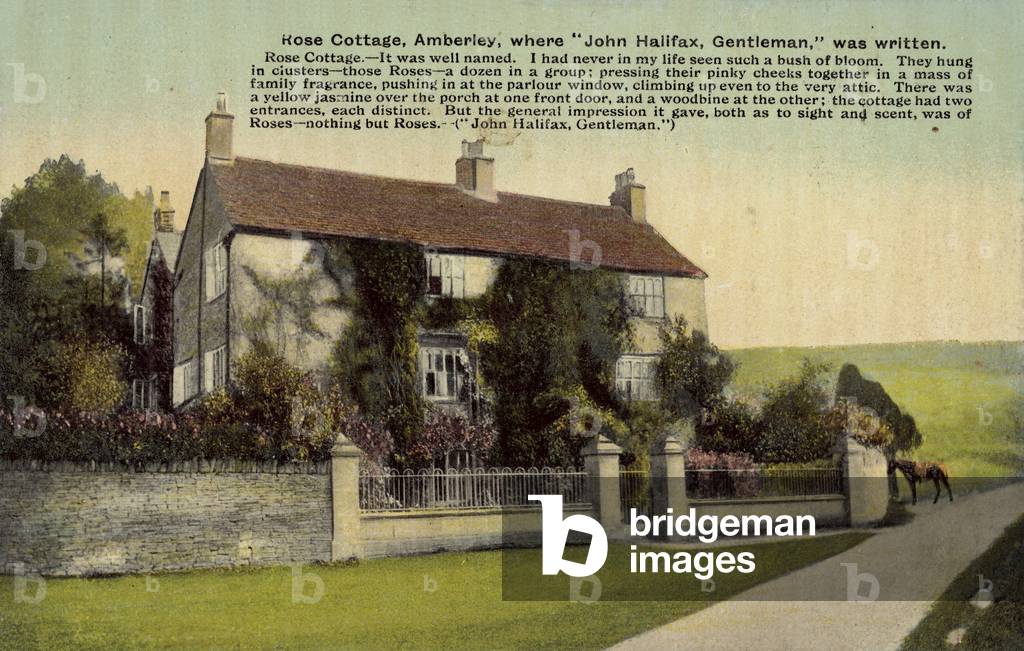 Rose Cottage, Amberley, where John Halifax Gentleman as written (colour photo)