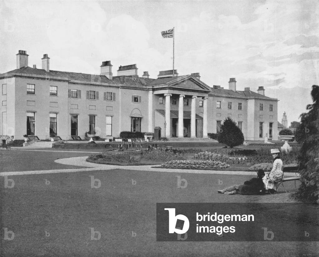 The Viceroy's Lodge at Dublin (b/w photo)