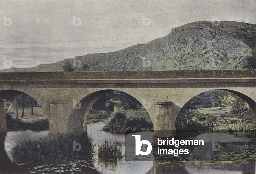 Beaulieu, Le Pont Barre (coloured photo)