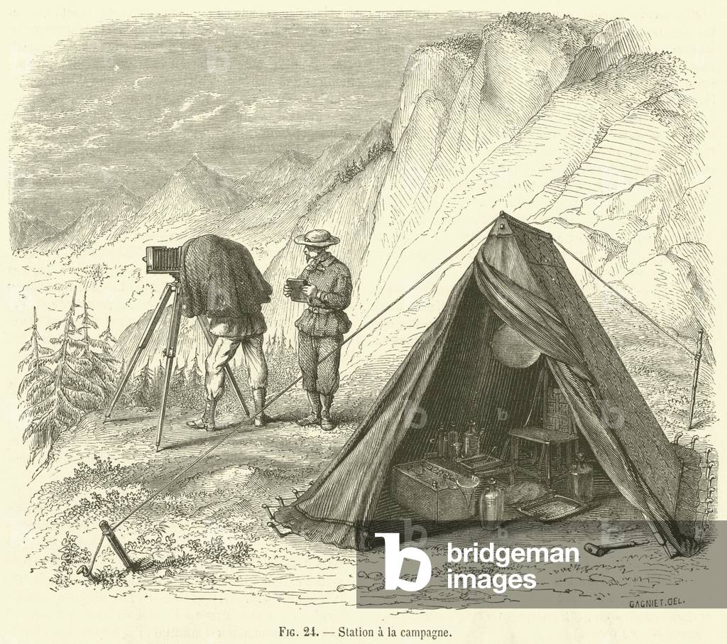 Station a la campagne (engraving)