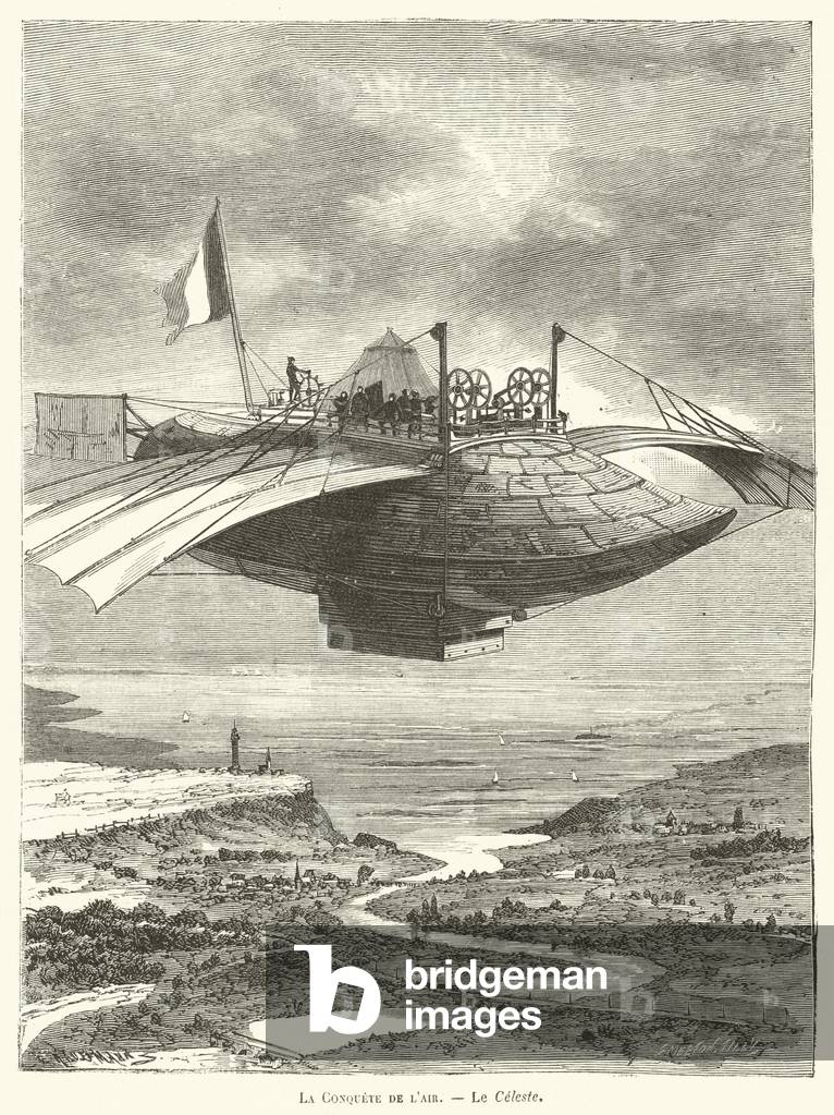 La Conquete de L'Air, Le Celeste (engraving)