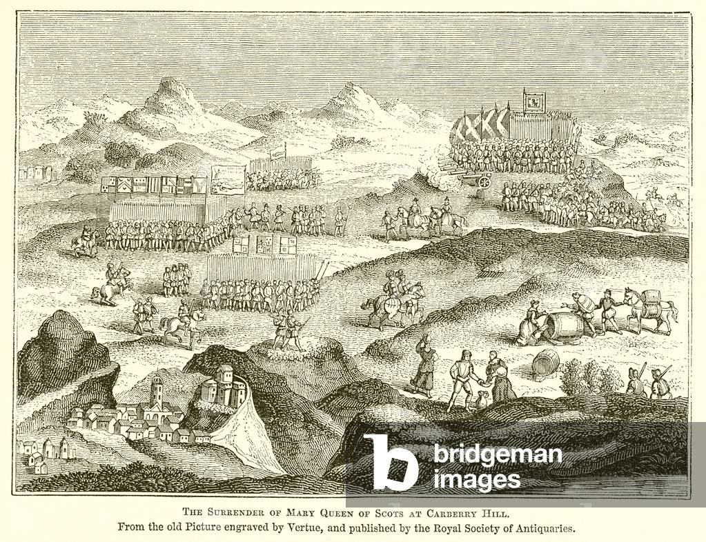 The Surrender of Mary Queen of Scots at Carberry Hill (engraving)