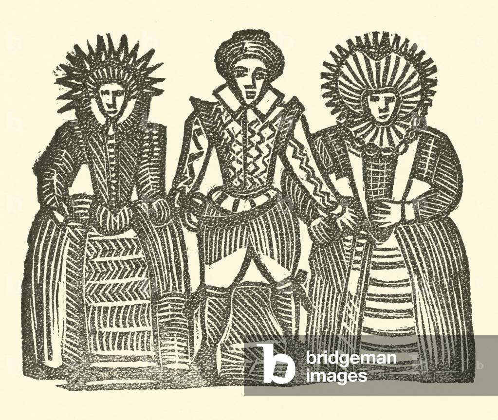Illustration for The Roxburghe Ballads (woodcut)