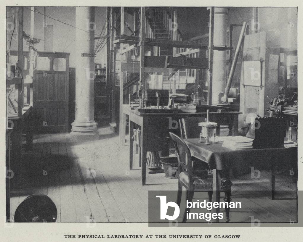The Physical Laboratory at the University of Glasgow (b/w photo)
