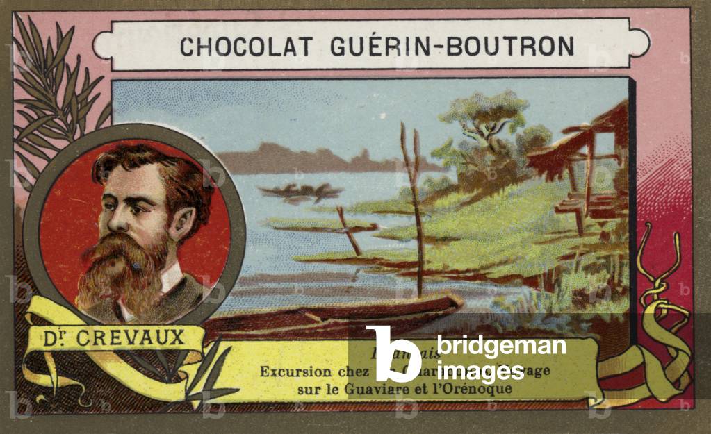 Jules Crevaux, French explorer (chromolitho)
